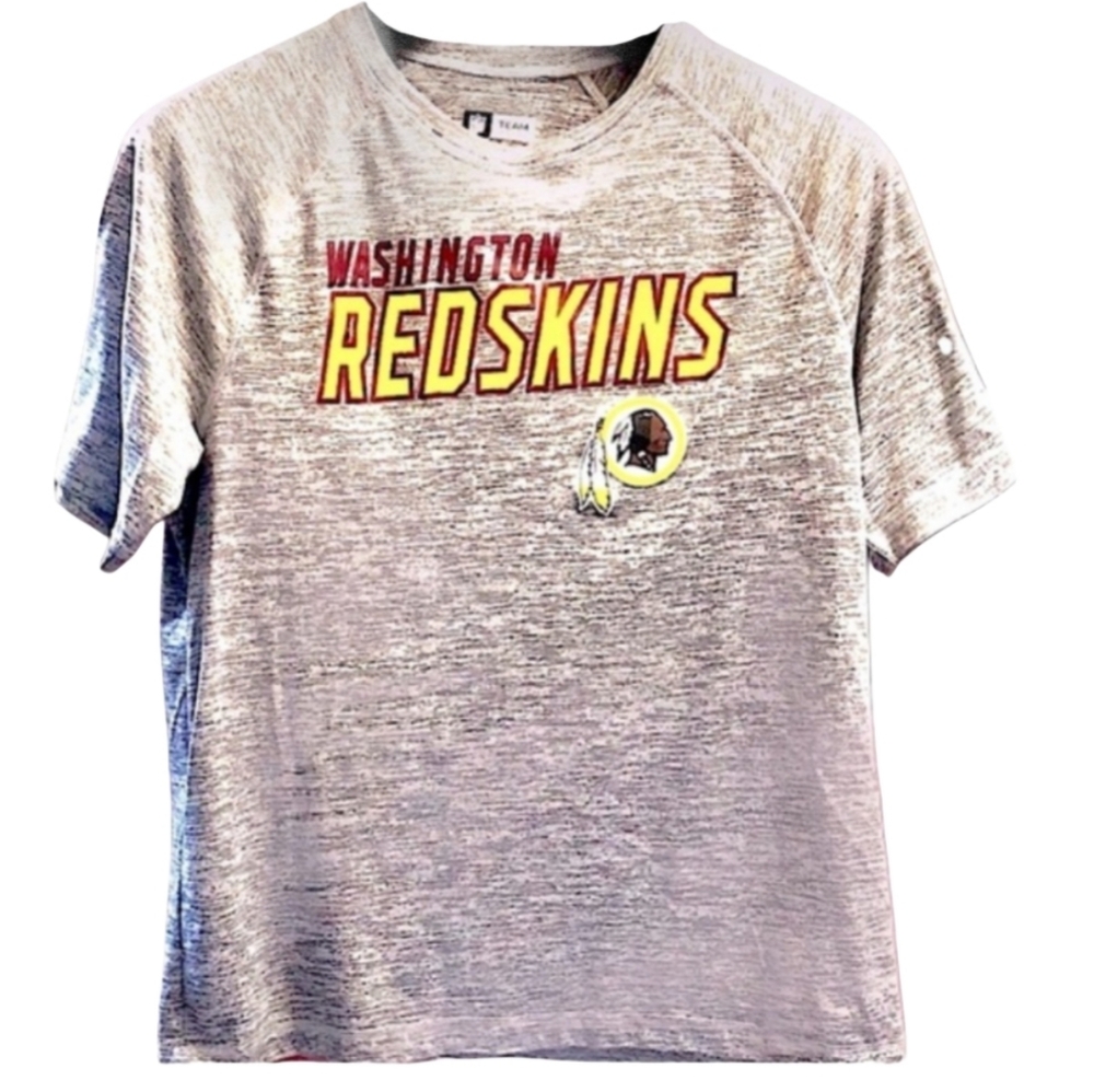 NFL Mens Washington Gray Short Sleeve Tee Size M